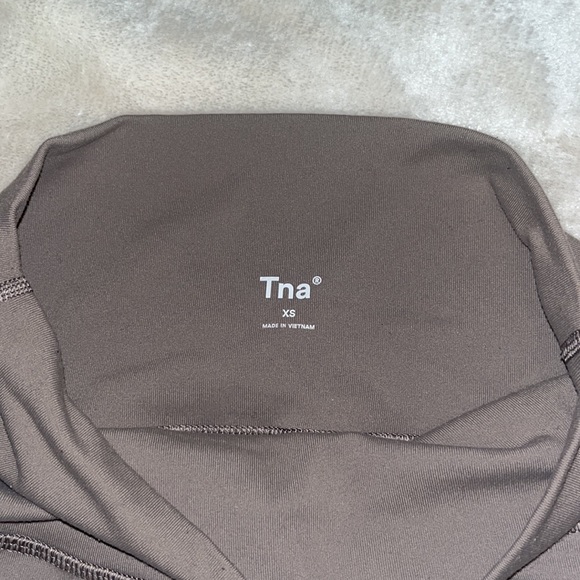 Taupe tna wide high rise leggings, xs - Picture 2 of 3